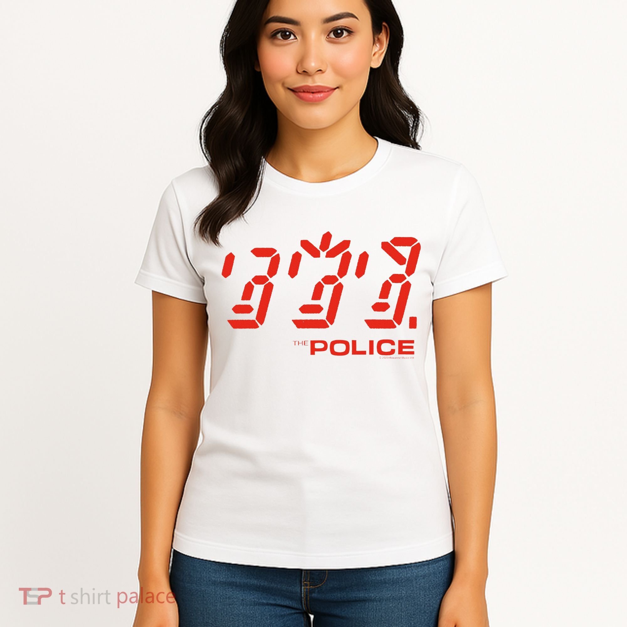 The P.O.L.I.C.E Ghost Icon Rock Music Band Women's T-Shirt