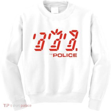 The P.O.L.I.C.E Ghost Icon Rock Music Band Kids Sweatshirt