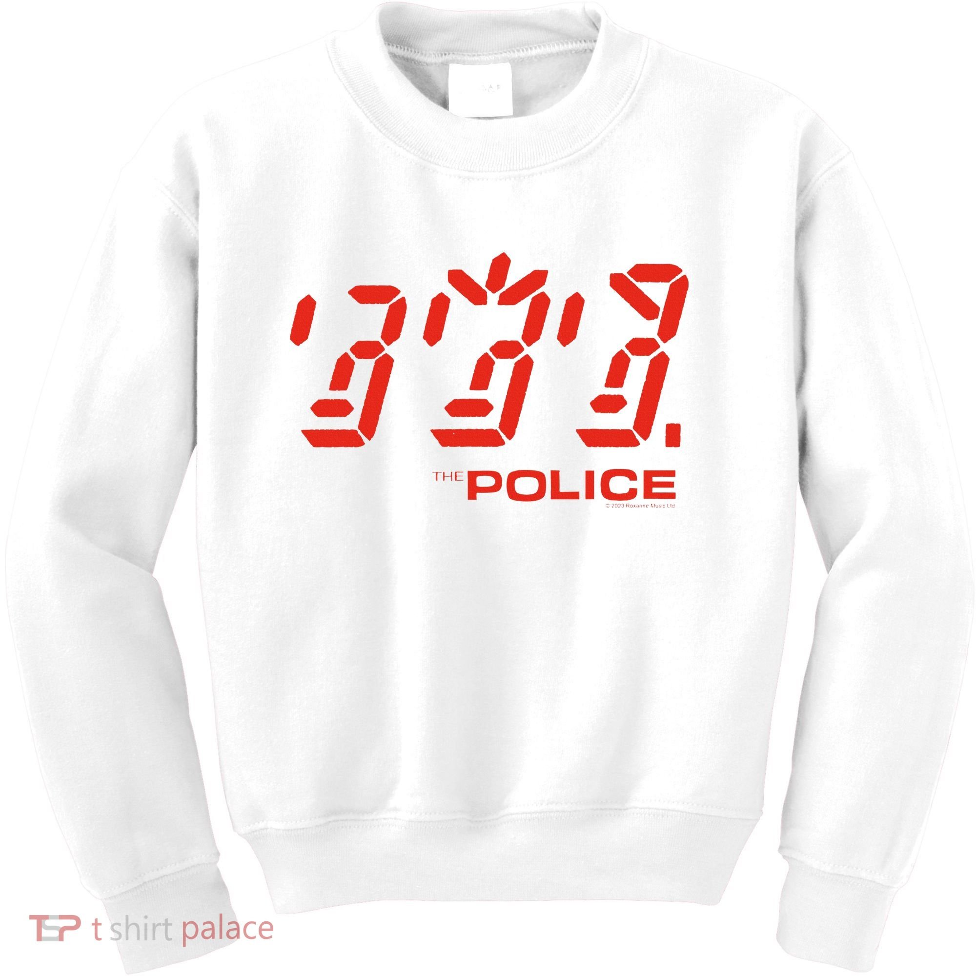 The P.O.L.I.C.E Ghost Icon Rock Music Band Kids Sweatshirt