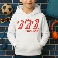 The P.O.L.I.C.E Ghost Icon Rock Music Band Kids Hoodie thumb 2