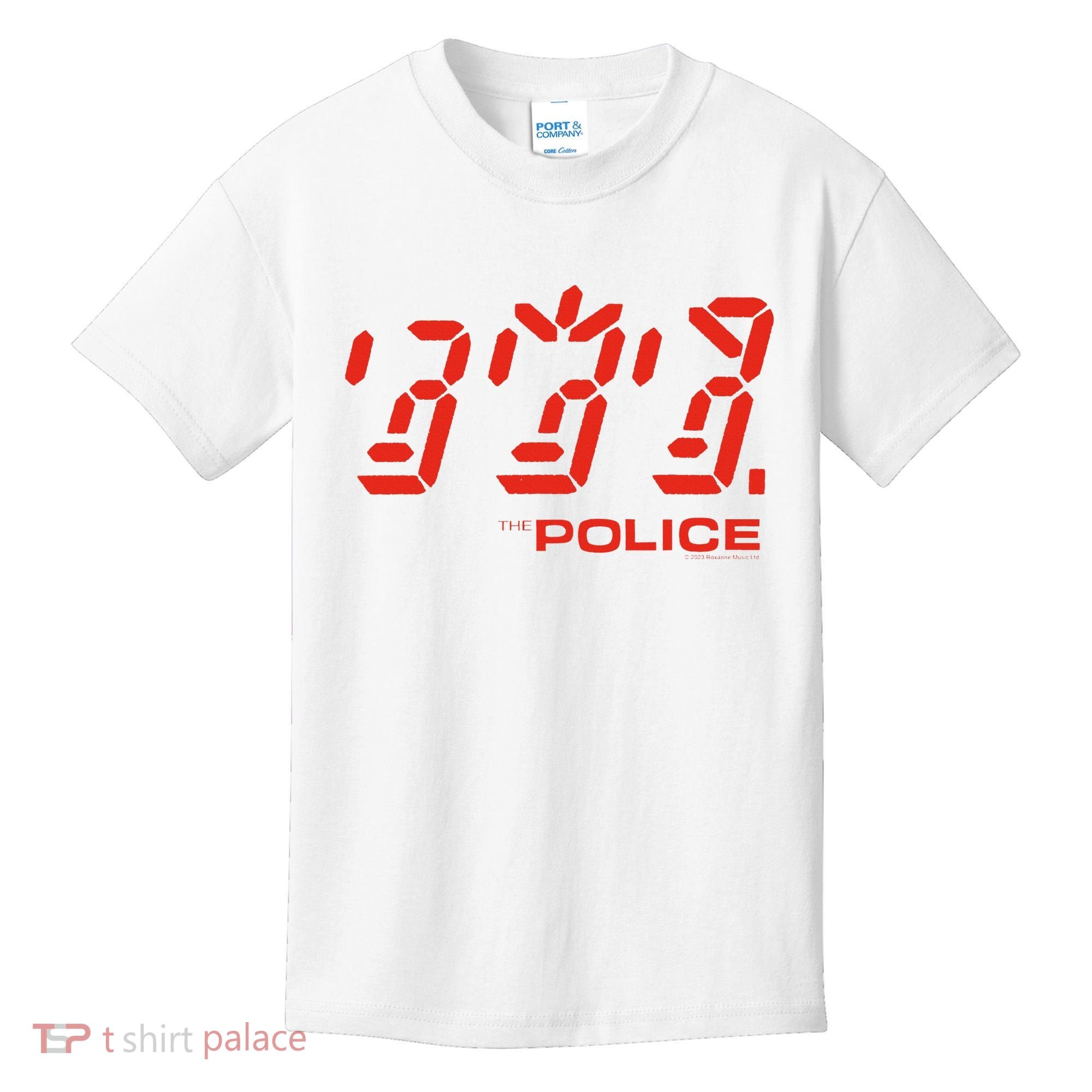 The P.O.L.I.C.E Ghost Icon Rock Music Band Kids T-Shirt