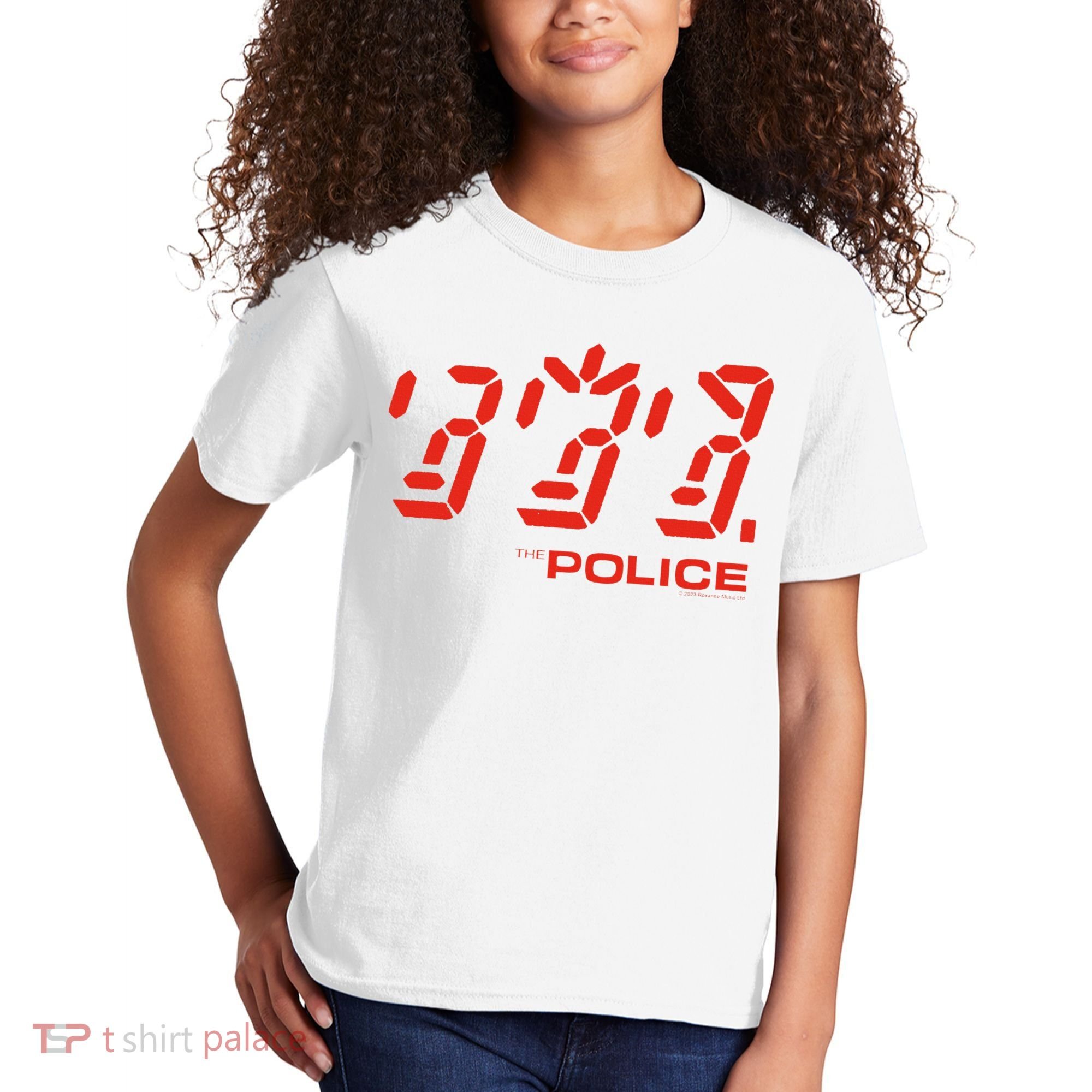 The P.O.L.I.C.E Ghost Icon Rock Music Band Kids T-Shirt