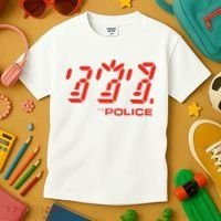 The P.O.L.I.C.E Ghost Icon Rock Music Band Kids T-Shirt thumb 3