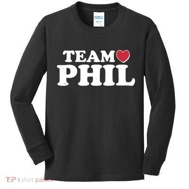 Team Phil Groundhog Day Kids Long Sleeve Shirt