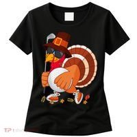 Turkey Playing Golf Thanksgiving Turkey Golf Women's T-Shirt thumb 0