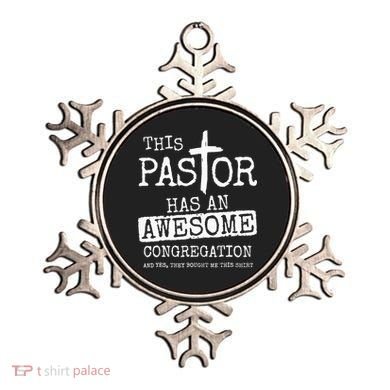 This Pastor Has An Awesome Congregation Jesus Ornament