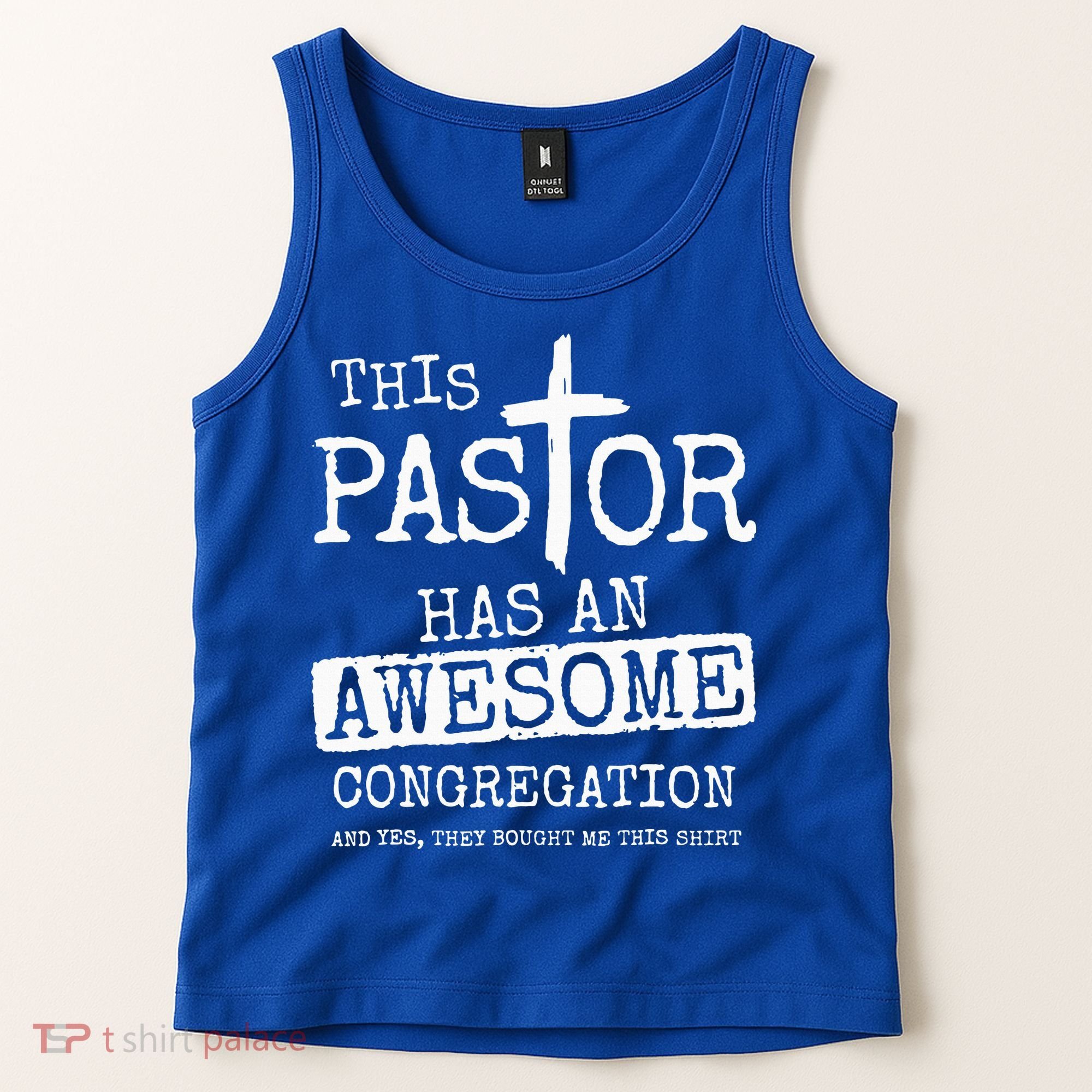 This Pastor Has An Awesome Congregation Jesus Tank Top