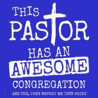This Pastor Has An Awesome Congregation Jesus Kids Long Sleeve Shirt thumb 2