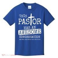 This Pastor Has An Awesome Congregation Jesus Kids T-Shirt thumb 0