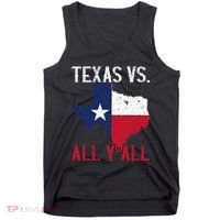 Texas Pride Home State Texas Vs. All YAll Tank Top thumb 0