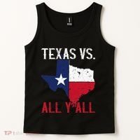 Texas Pride Home State Texas Vs. All YAll Tank Top thumb 2