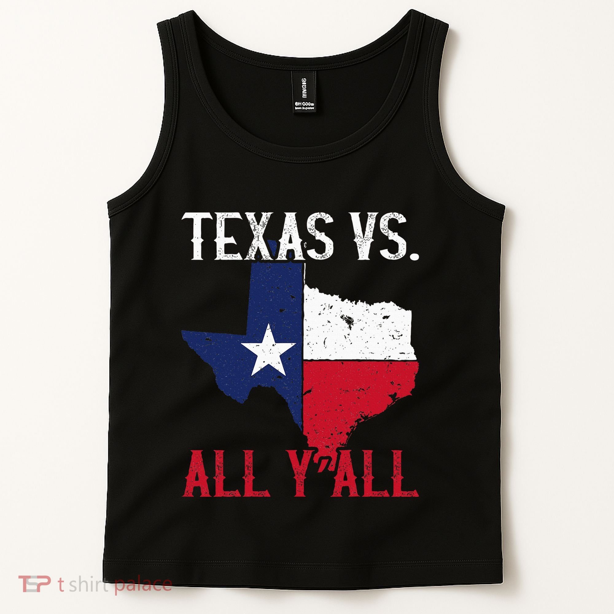 Texas Pride Home State Texas Vs. All YAll Tank Top