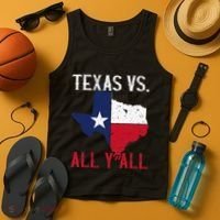 Texas Pride Home State Texas Vs. All YAll Tank Top thumb 4