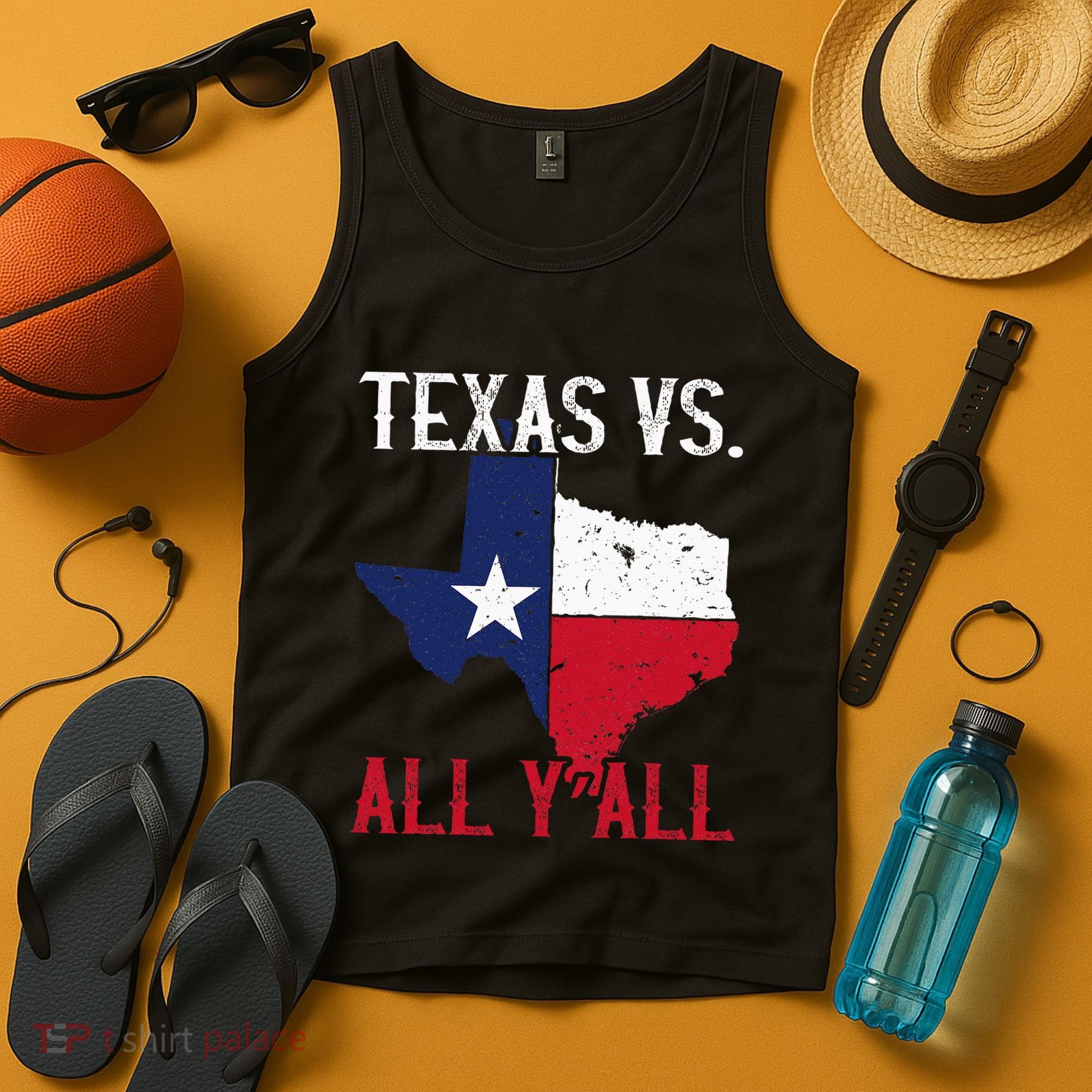 Texas Pride Home State Texas Vs. All YAll Tank Top