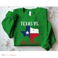 Texas Pride Home State Texas Vs. All YAll Sweatshirt thumb 2