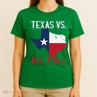 Texas Pride Home State Texas Vs. All YAll T-Shirt thumb 4