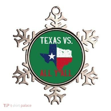 Texas Pride Home State Texas Vs. All YAll Ornament