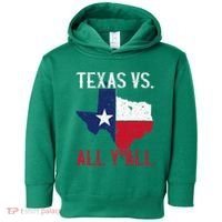 Texas Pride Home State Texas Vs. All YAll Toddler Hoodie thumb 0