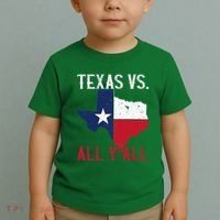Texas Pride Home State Texas Vs. All YAll Toddler T-Shirt thumb 2