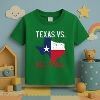 Texas Pride Home State Texas Vs. All YAll Toddler T-Shirt thumb 3