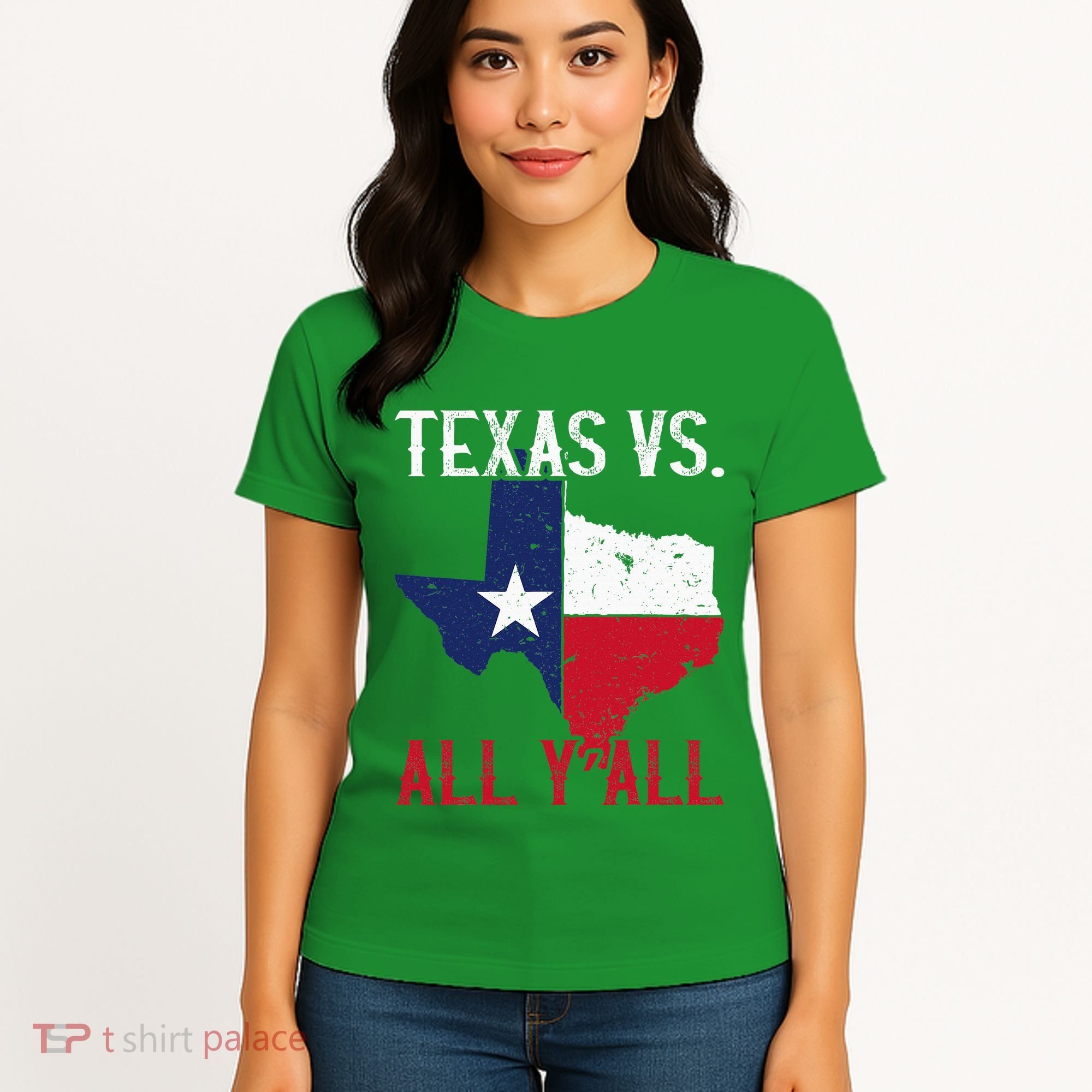 Texas Pride Home State Texas Vs. All YAll Women's T-Shirt