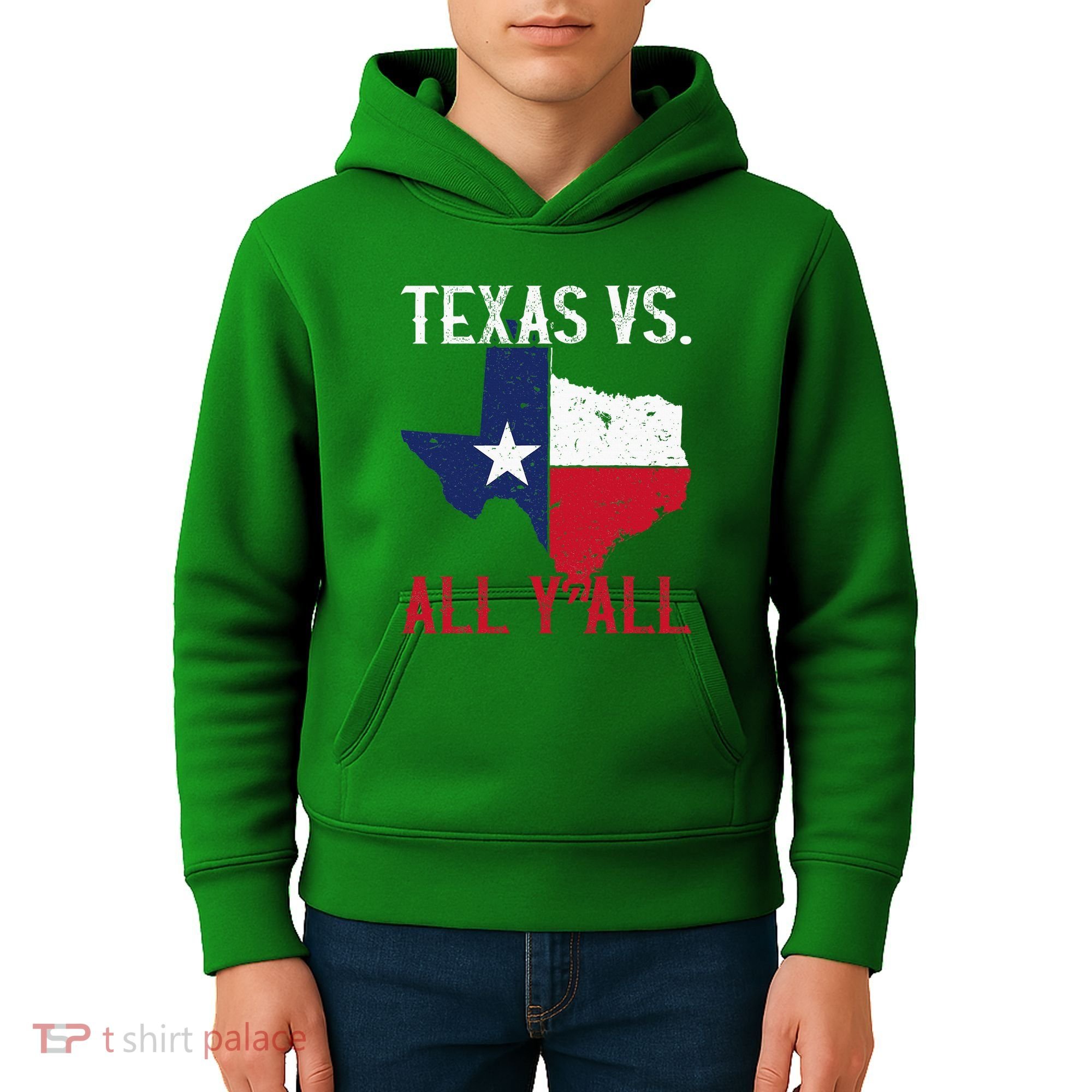 Texas Pride Home State Texas Vs. All YAll Kids Hoodie