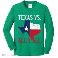 Texas Pride Home State Texas Vs. All YAll Kids Long Sleeve Shirt thumb 0