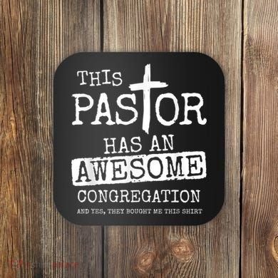 This Pastor Has An Awesome Congregation Coaster