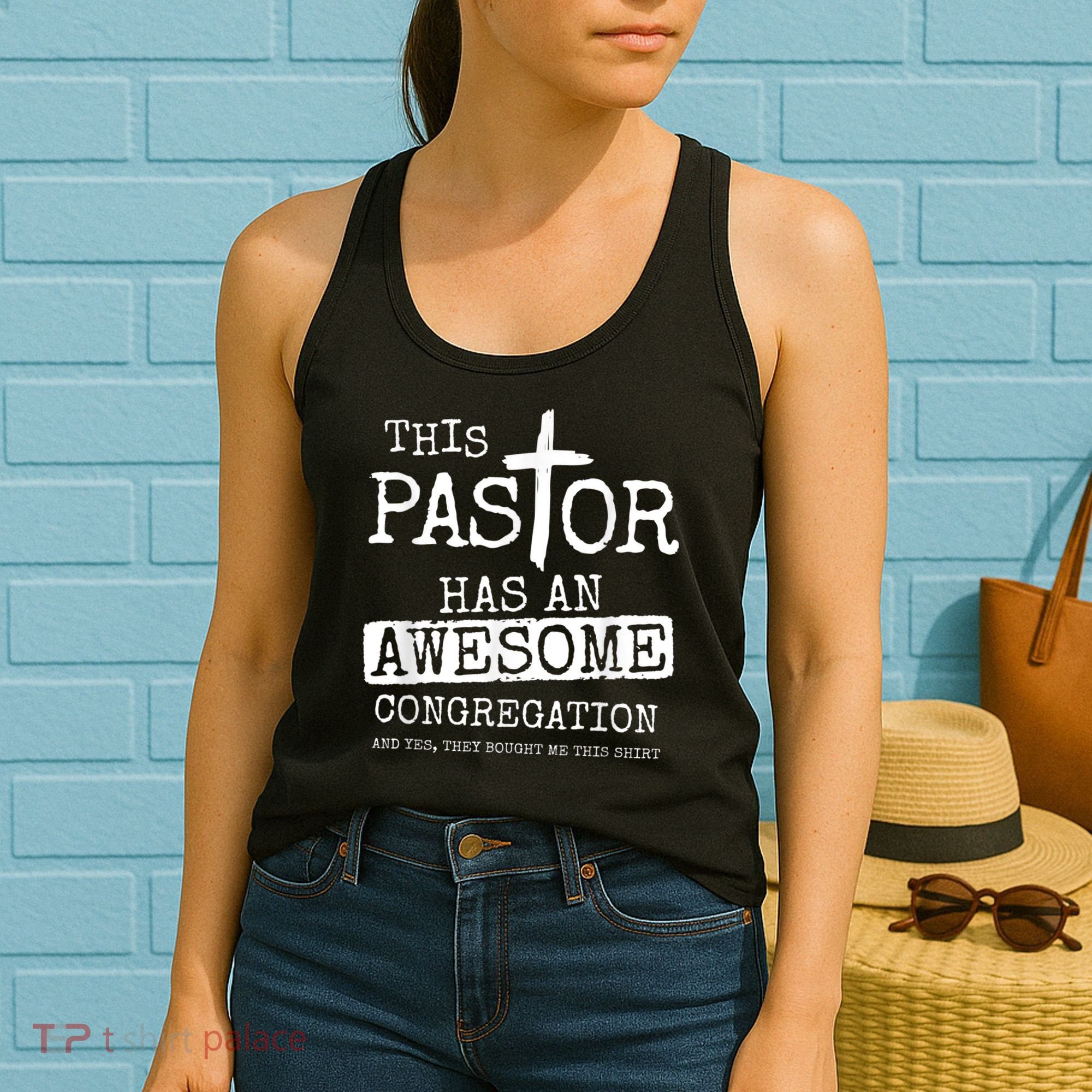 This Pastor Has An Awesome Congregation Women's Tank Top