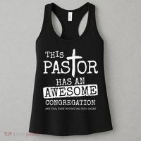This Pastor Has An Awesome Congregation Women's Tank Top thumb 3