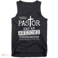 This Pastor Has An Awesome Congregation Tank Top thumb 0