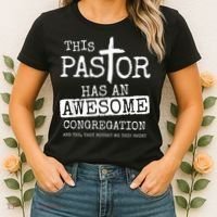 This Pastor Has An Awesome Congregation Women's T-Shirt thumb 2