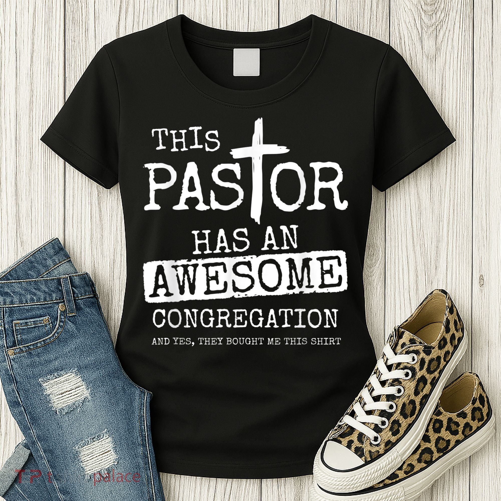 This Pastor Has An Awesome Congregation Women's T-Shirt