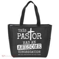 This Pastor Has An Awesome Congregation Tote Bag thumb 0