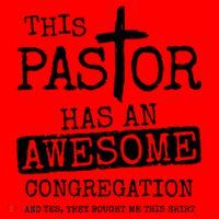This Pastor Has An Awesome Congregation Santa Hat thumb 1
