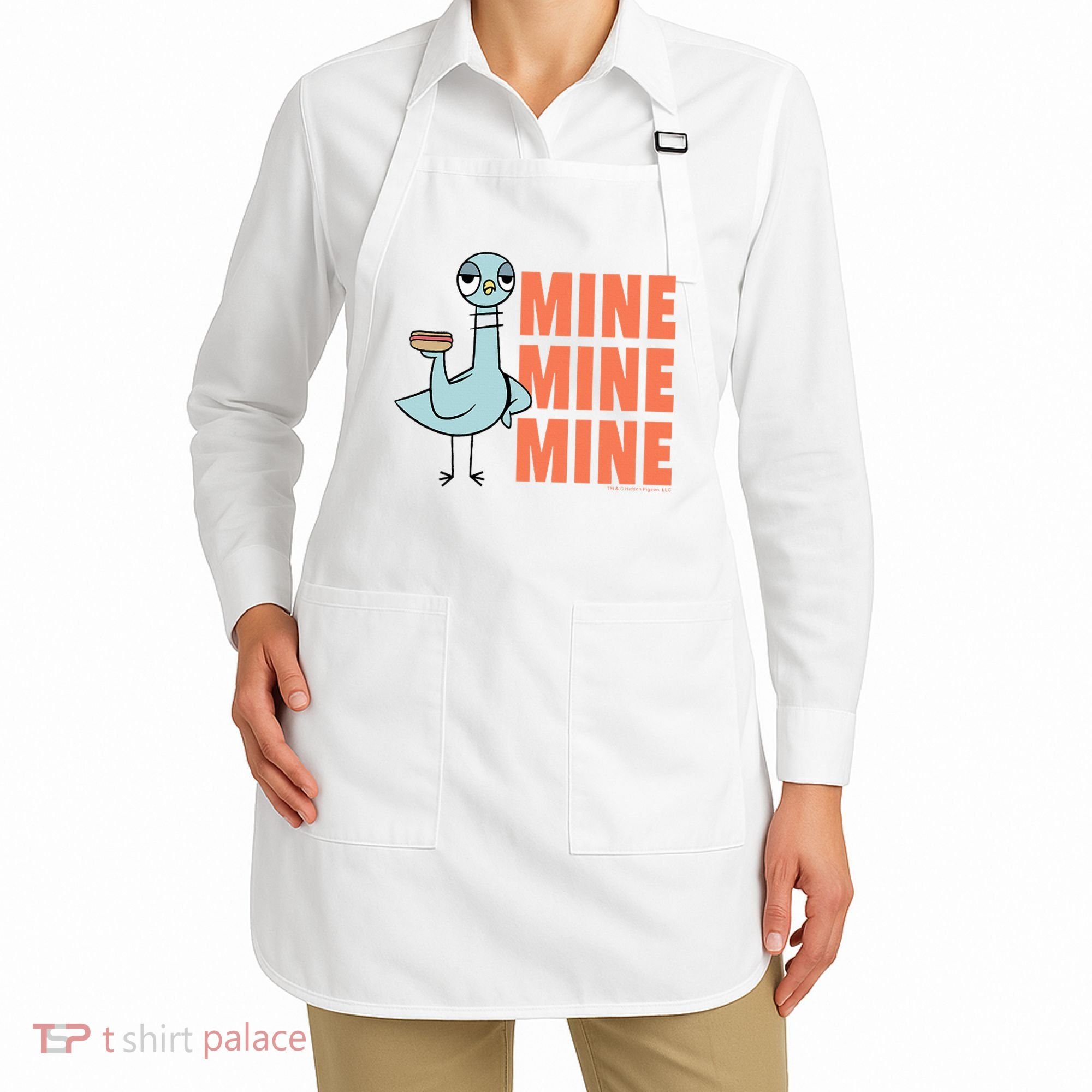 The Pigeon Hot Dogs Apron