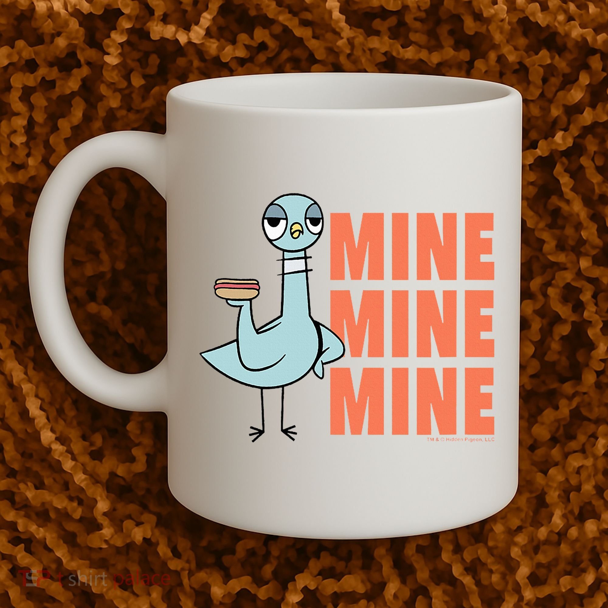 The Pigeon Hot Dogs Coffee Mug