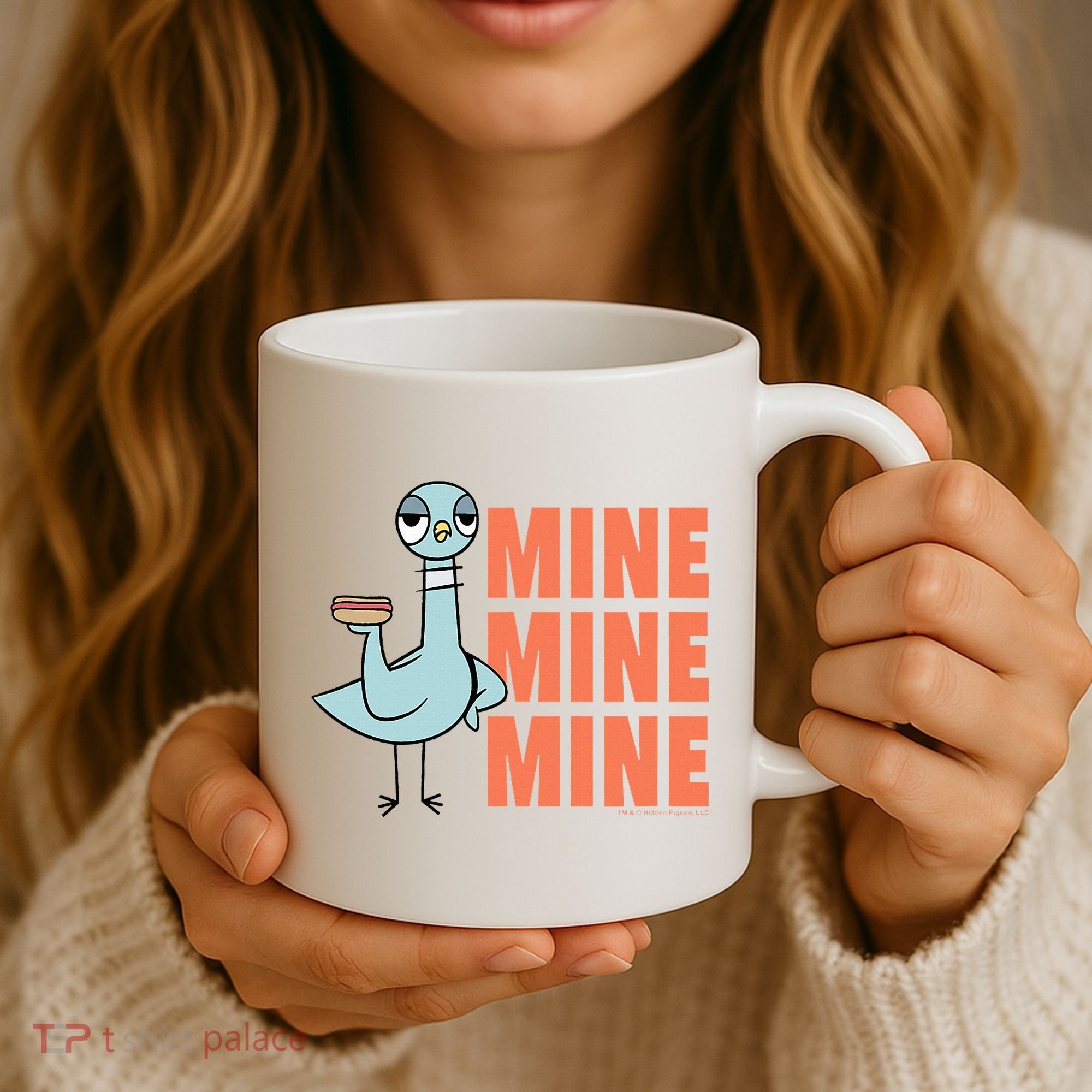 The Pigeon Hot Dogs Coffee Mug