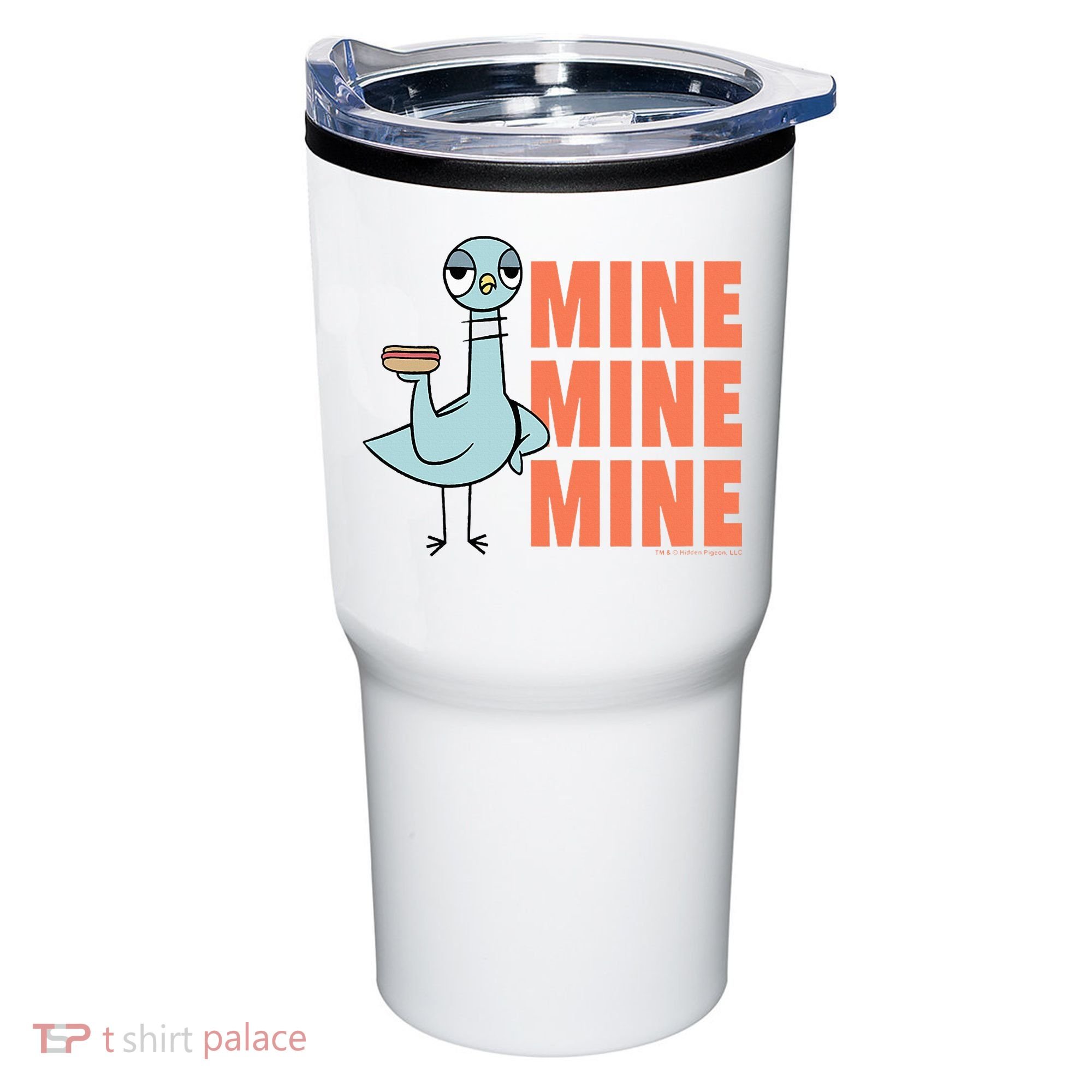 The Pigeon Hot Dogs Tumbler