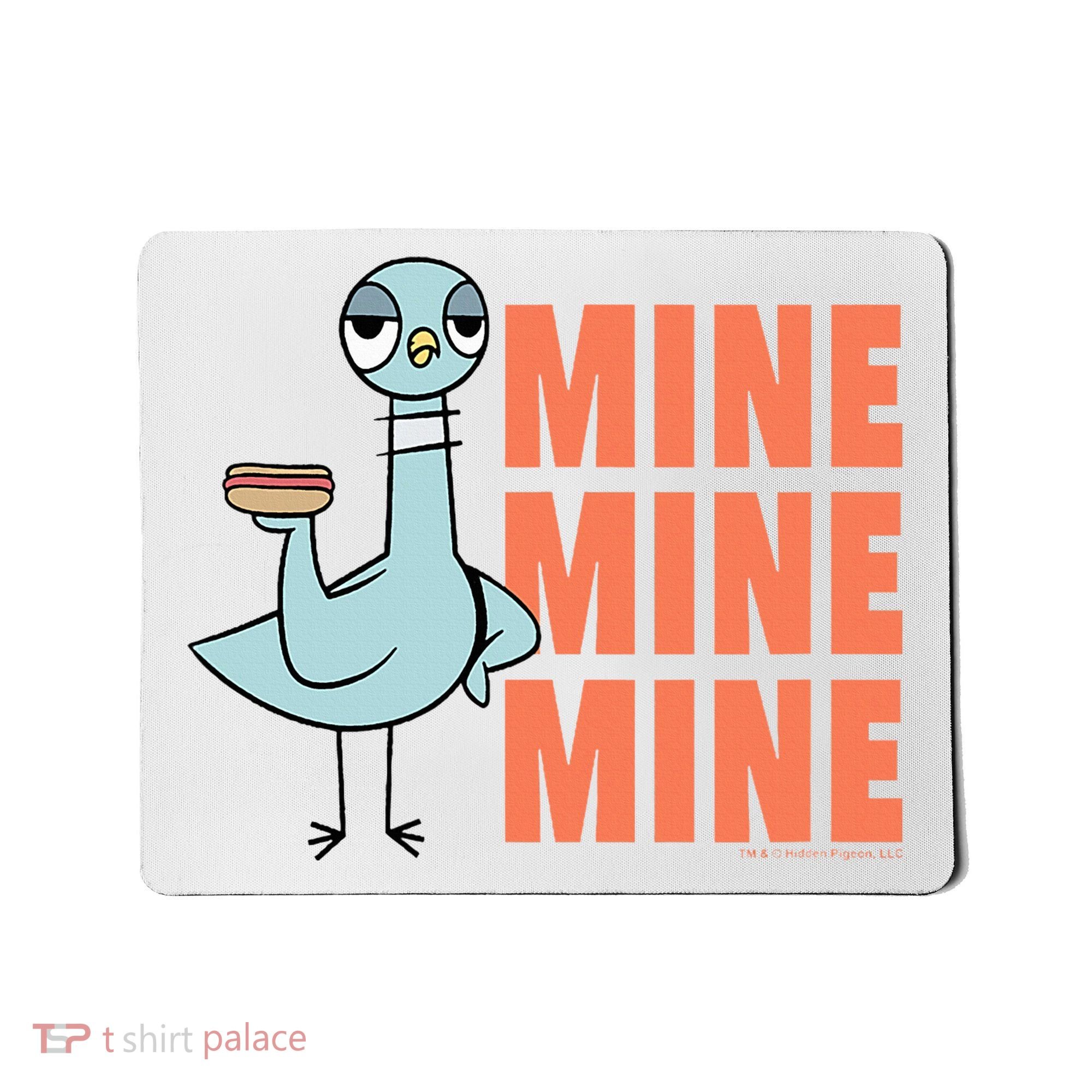 The Pigeon Hot Dogs Mousepad