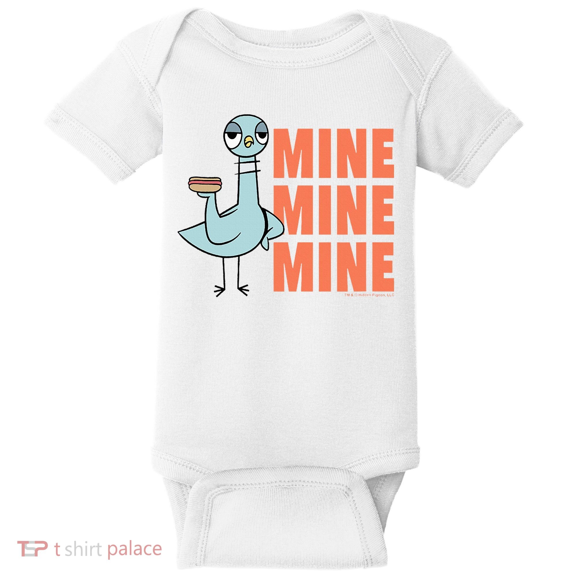 The Pigeon Hot Dogs Baby Bodysuit