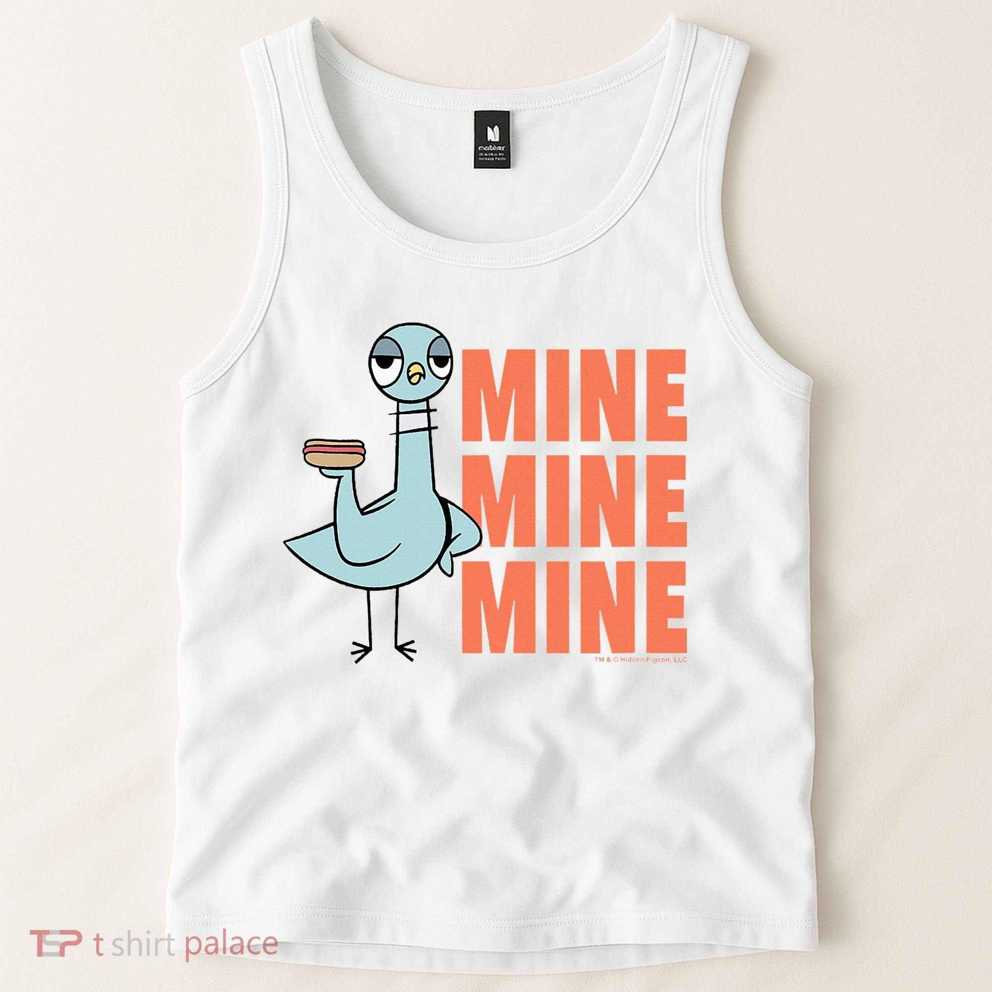 The Pigeon Hot Dogs Tank Top