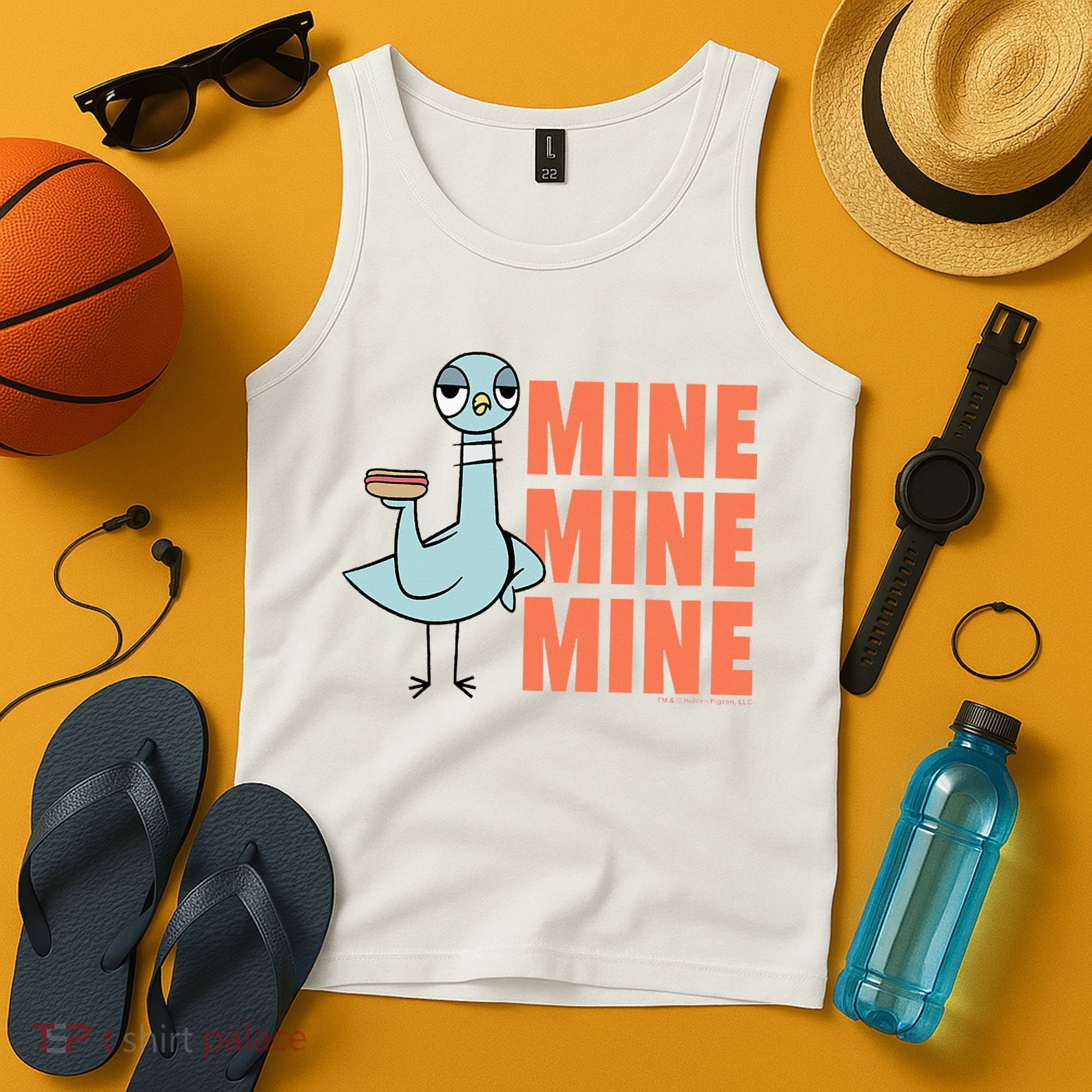 The Pigeon Hot Dogs Tank Top