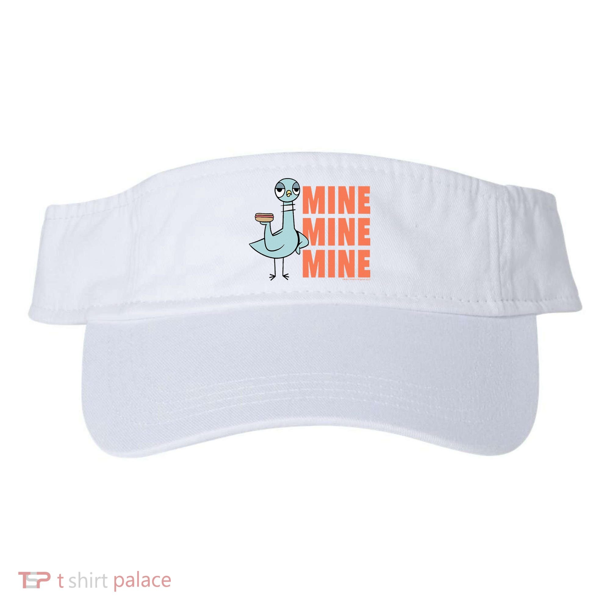 The Pigeon Hot Dogs Visor