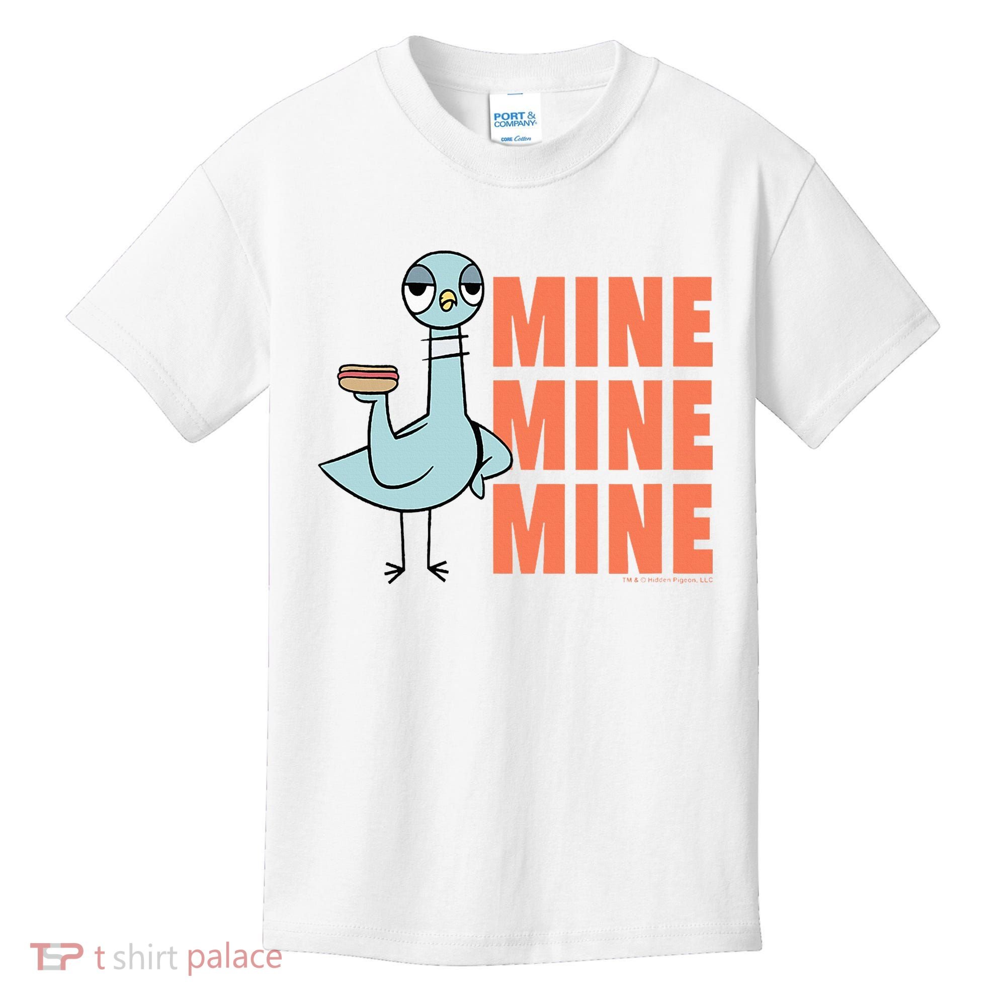 The Pigeon Hot Dogs Kids T-Shirt