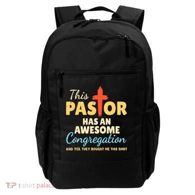 This Pastor Has An Awesome Congregation Preacher Backpack