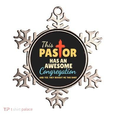 This Pastor Has An Awesome Congregation Preacher Ornament