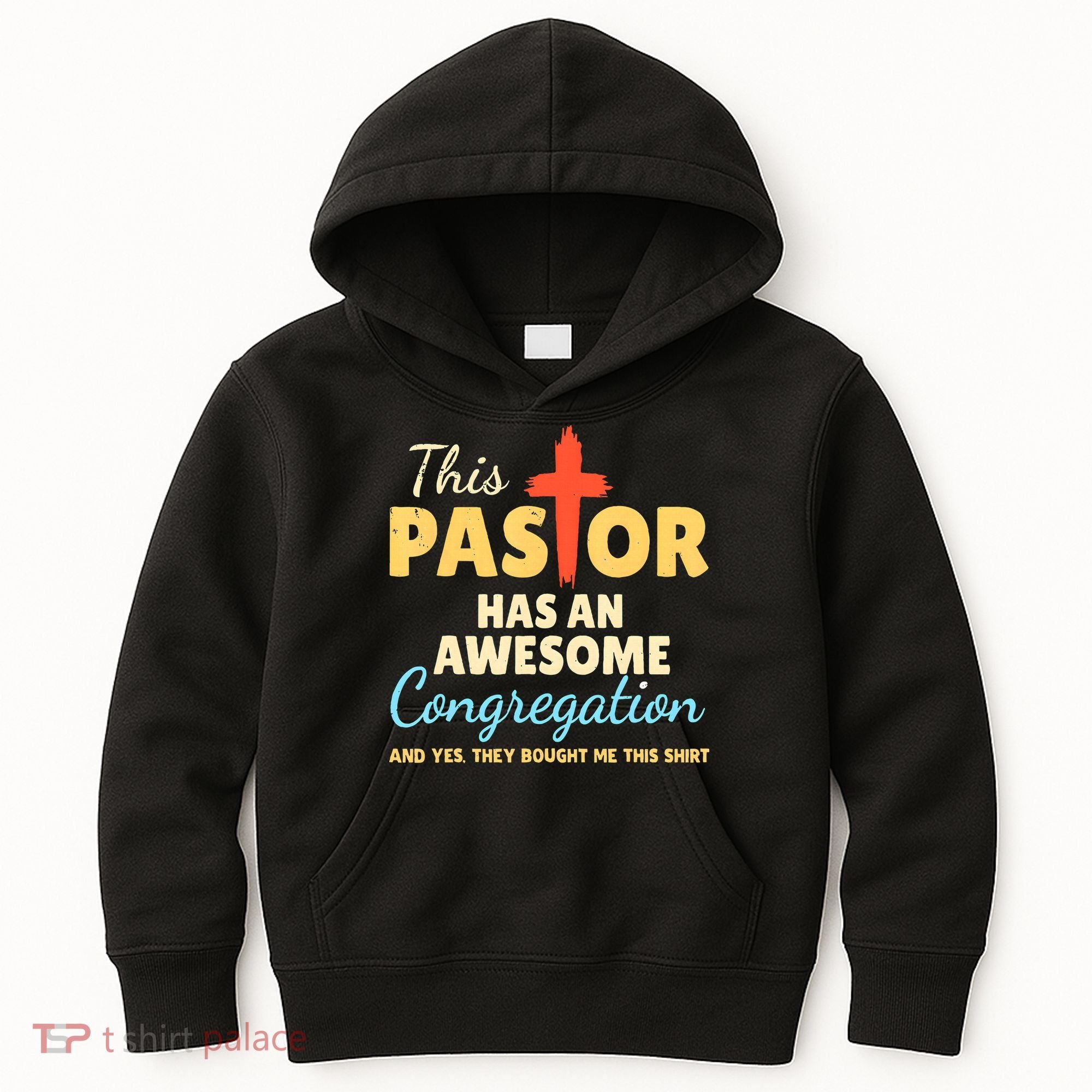 This Pastor Has An Awesome Congregation Preacher Kids Hoodie