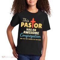 This Pastor Has An Awesome Congregation Preacher Kids T-Shirt thumb 2