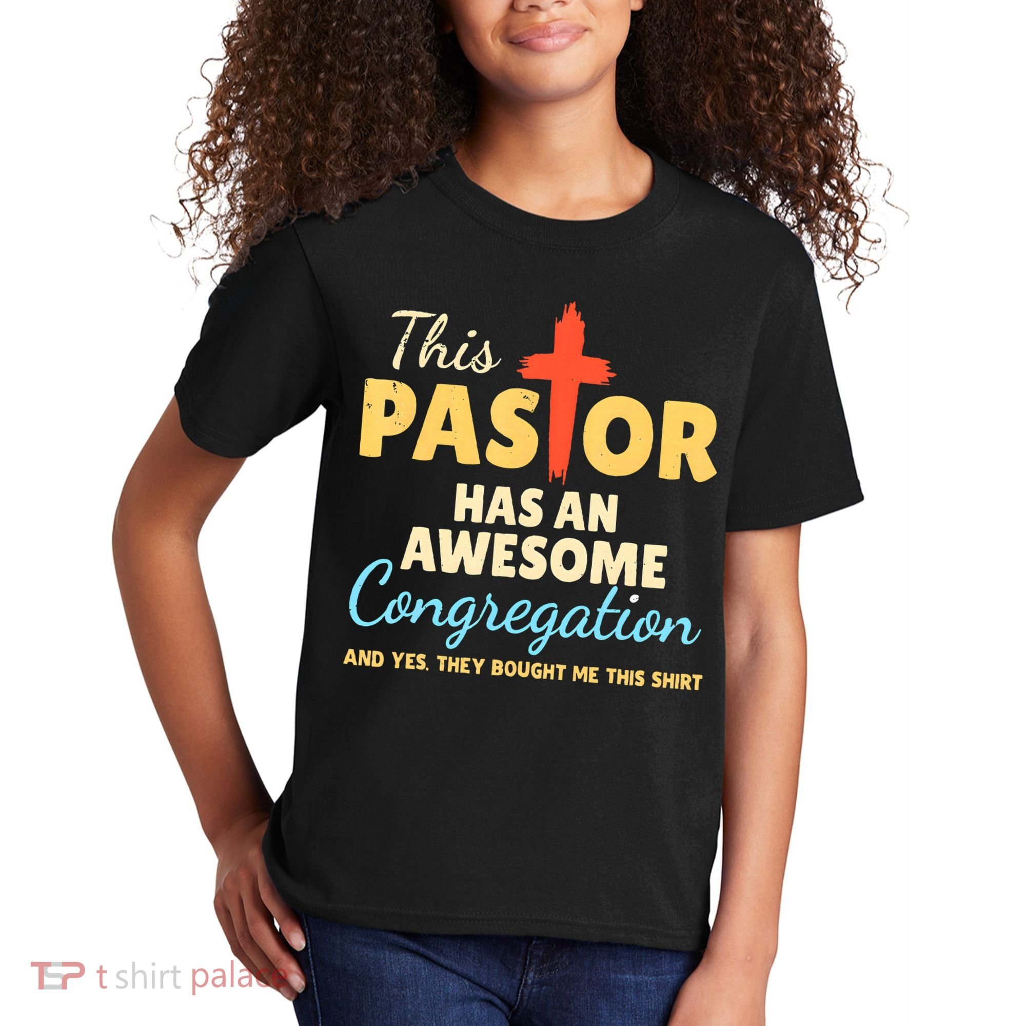 This Pastor Has An Awesome Congregation Preacher Kids T-Shirt
